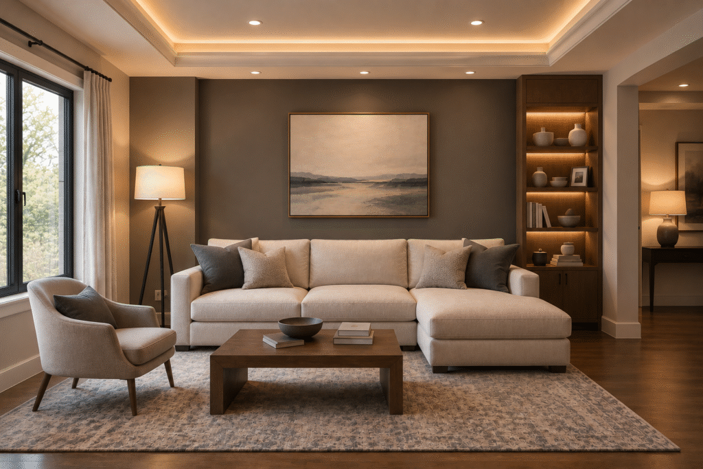 Layered lighting image